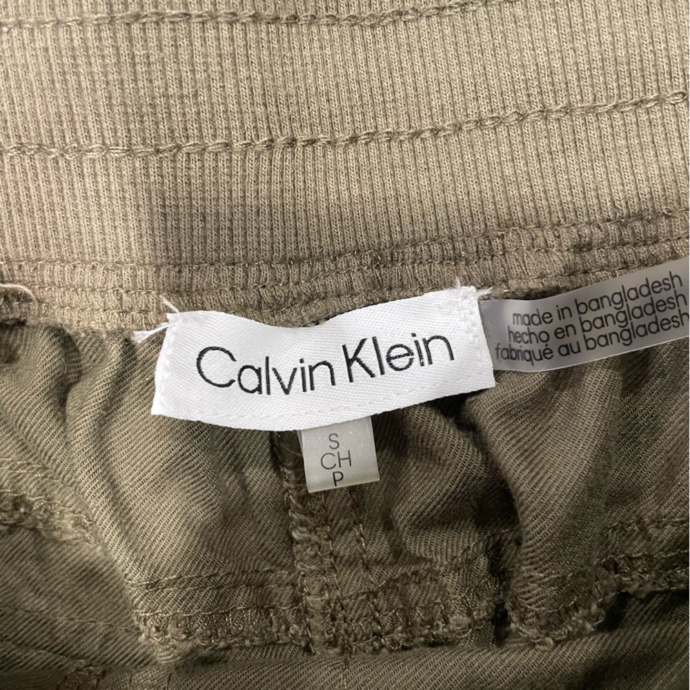 Calvin Klein Olive Green Cargo Shorts